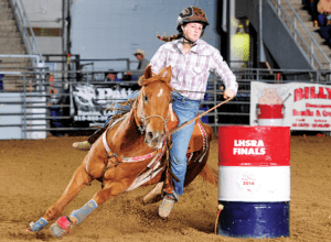 resley Smith competing at the 2014 LHSFR  - RodeoBum