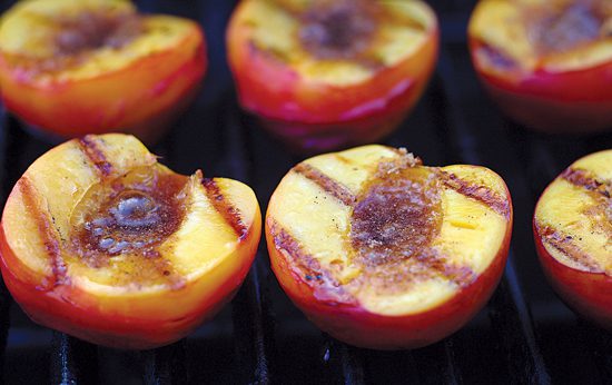 above: Grilled Peaches - Courtesy of Mike McCune