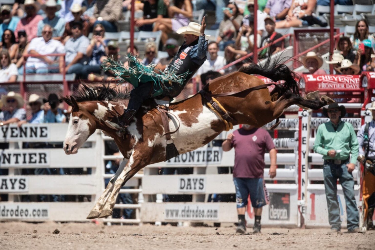 CHEYENNE, Wyo., July 29, 2023 — A sold-out rodeo crowd of more than ...