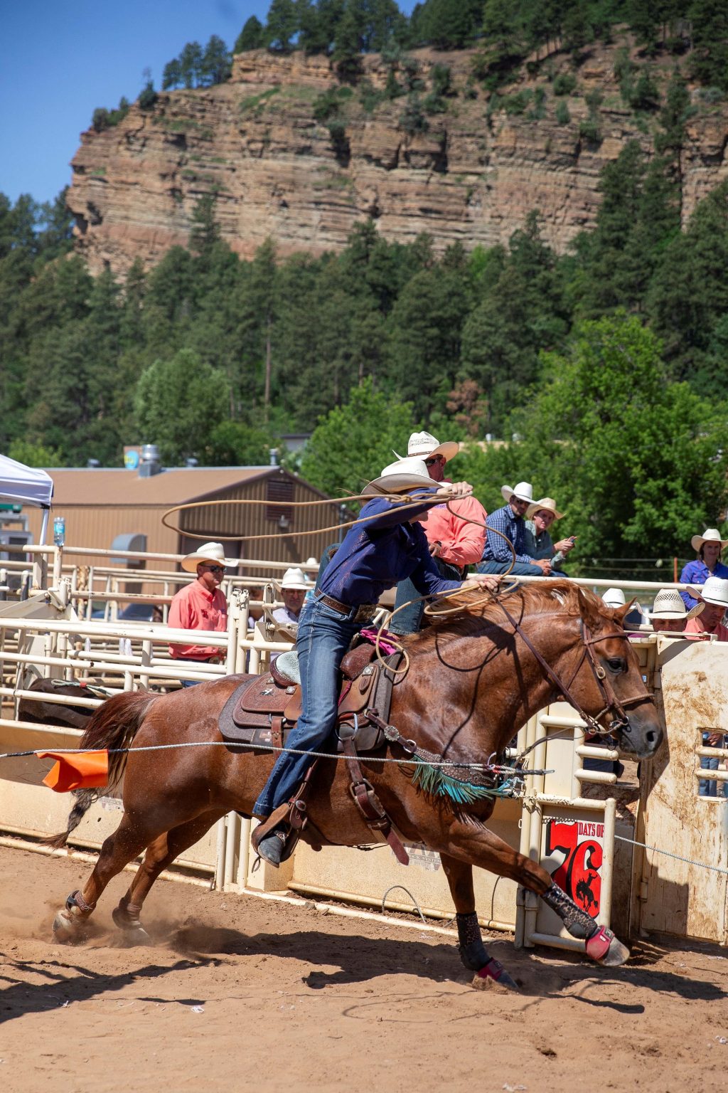Jason Brown Rodeo The Brown Rocks give the Days of ’76 Rodeo its unique venue and make ...